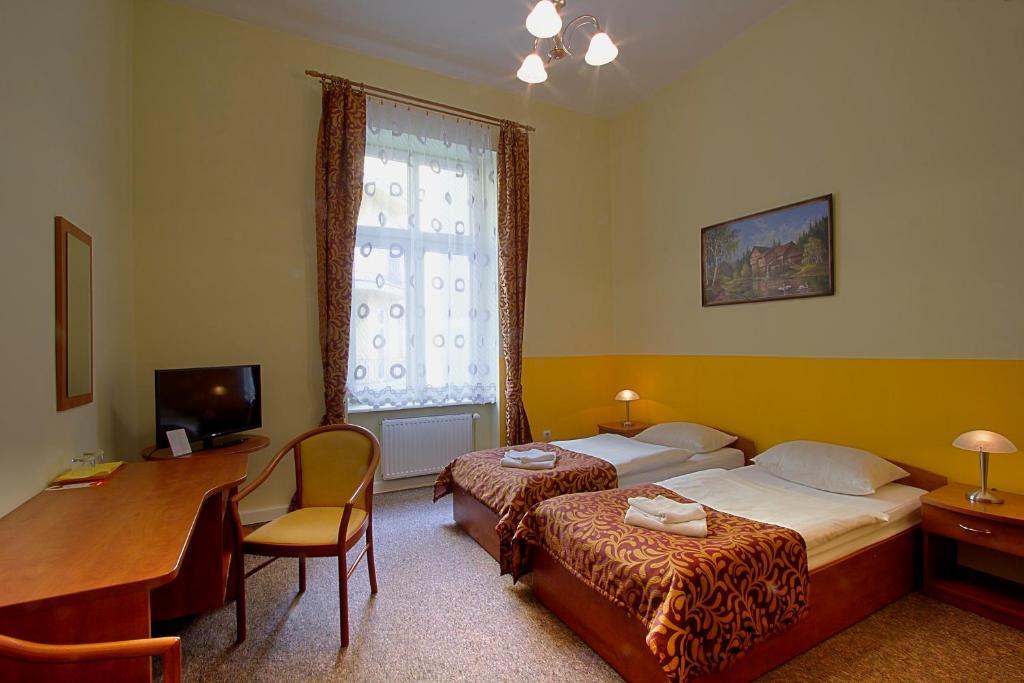 Gryf Pansiyon Szczecin Oda fotoğraf